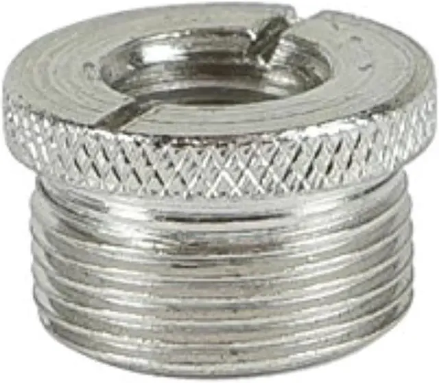 Alt view image 5 of 10 - Monoprice Screw Thread Adapter for Microphone Stand (5/8in Male to 3/8in Female)