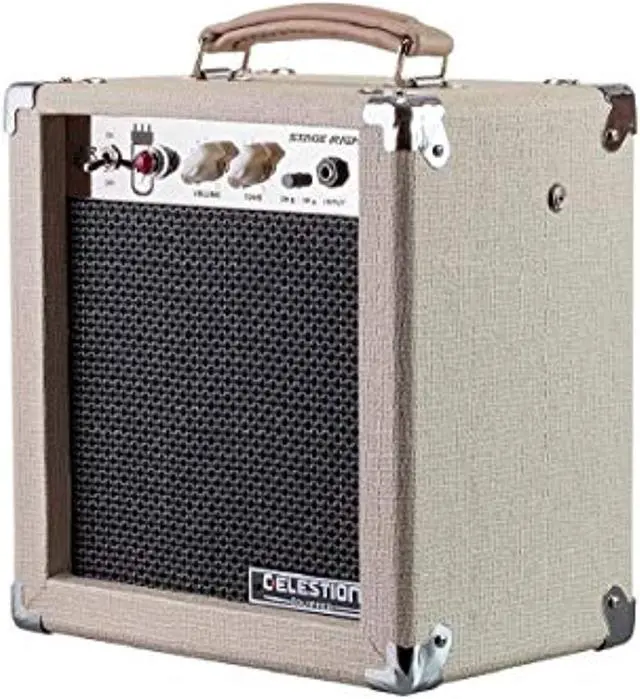 Alt view image 7 of 15 - Monoprice 5-Watt 1x8 Guitar Combo Tube Amplifier - Tan / Beige with Celestion Super 8in Speaker, 12AX7 Preamp, For All Electric Guitars