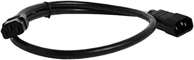 Alt view image 9 of 18 - Tripp Lite Heavy-Duty Power Extension Cord, 15A, 14AWG (IEC-320-C14 to IEC-320-C13), 3-ft