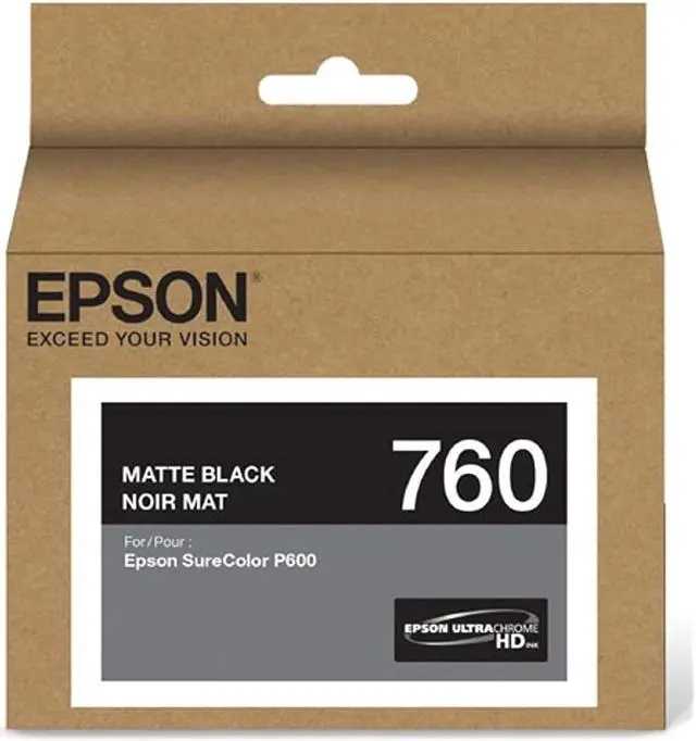Alt view image 9 of 11 - EPSON PRINT T760820 T760 ULTRACHROME HD MATTE BLACK INK