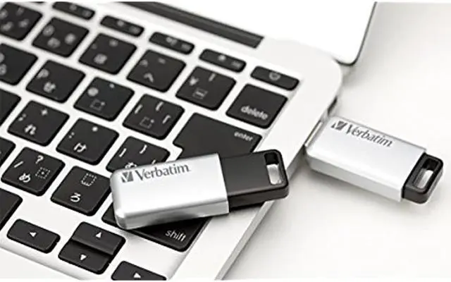 Alt view image 20 of 20 - Verbatim 64GB Store'n' Go Secure Pro USB 3.0 Flash Drive with AES 256 Hardware Encryption - Silver