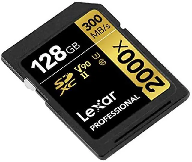 Alt view image 7 of 19 - Lexar Professional SDXC Memory Card 2000x 128GB Class 10 UHSII U3 WO Reader
