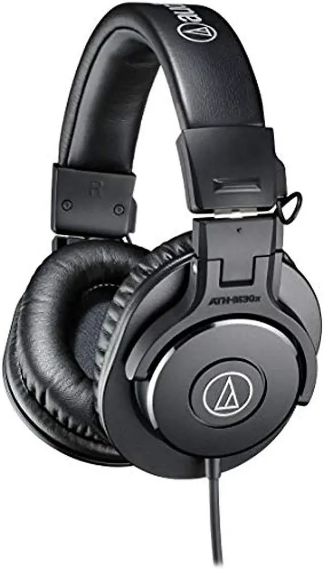 Alt view image 16 of 20 - Audio-Technica ATH-M30x Professional Monitor Headphones, 96dB, 15-20kHz- Black