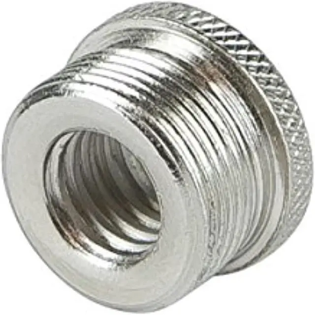 Alt view image 8 of 10 - Monoprice Screw Thread Adapter for Microphone Stand (5/8in Male to 3/8in Female)