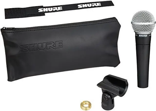 Alt view image 17 of 20 - Shure SM58-LC Rugged Professional Studio Vocal Microphone, Cable Not Included