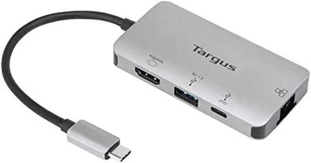 Alt view image 8 of 13 - Targus USB-C DP Alt Mode Single Video 4K HDMI Docking Station with 100W PD Pass-Thru - DOCK418USZ