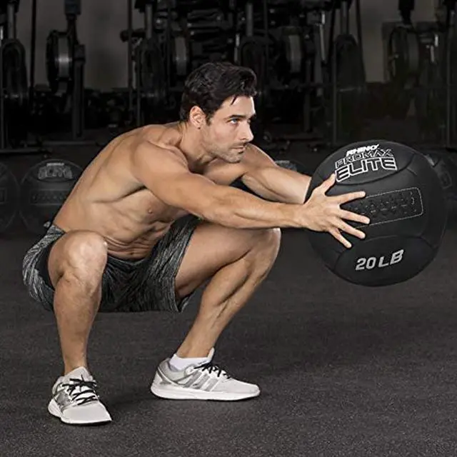 Alt view image 3 of 4 - Champion Sports PRX20 Rhino Promax Elite Medicine Ball - 20 lb - Black