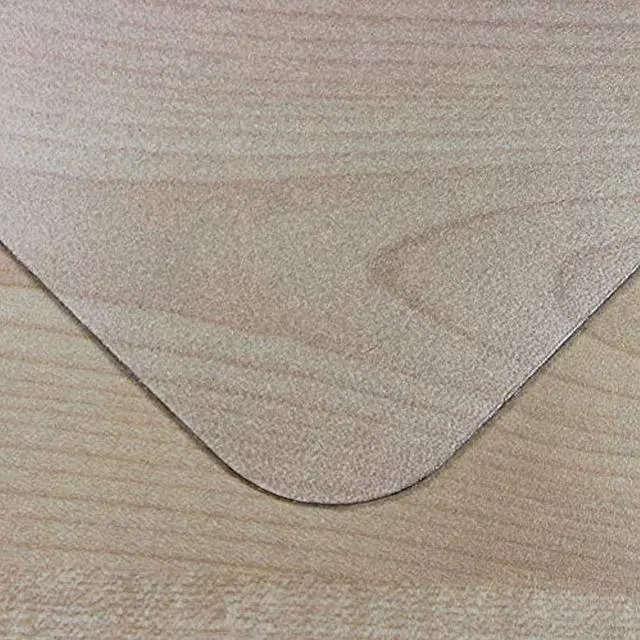 Alt view image 5 of 6 - Desktex Polycarbonate Anti-Slip Desk Mat, 17 x 22, Clear