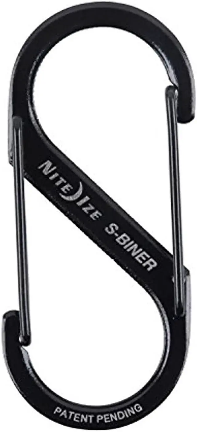 Alt view image 4 of 8 - NITE IZE SB234-03-01 Carabiner Clip,3-1/2 In.,Steel,Black