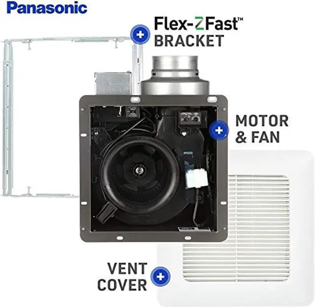 Alt view image 12 of 15 - PANASONIC - FV-0511VQ1 WhisperCeiling? DC? Precision Spot Ventilation Fan, 50-80-110 CFM
