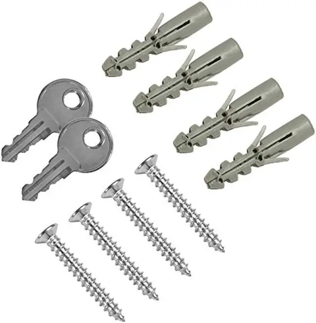 Alt view image 8 of 13 - Barska Key Cabinet, Wall Mount, 64 Key Cap. Matte  Steel CB13264