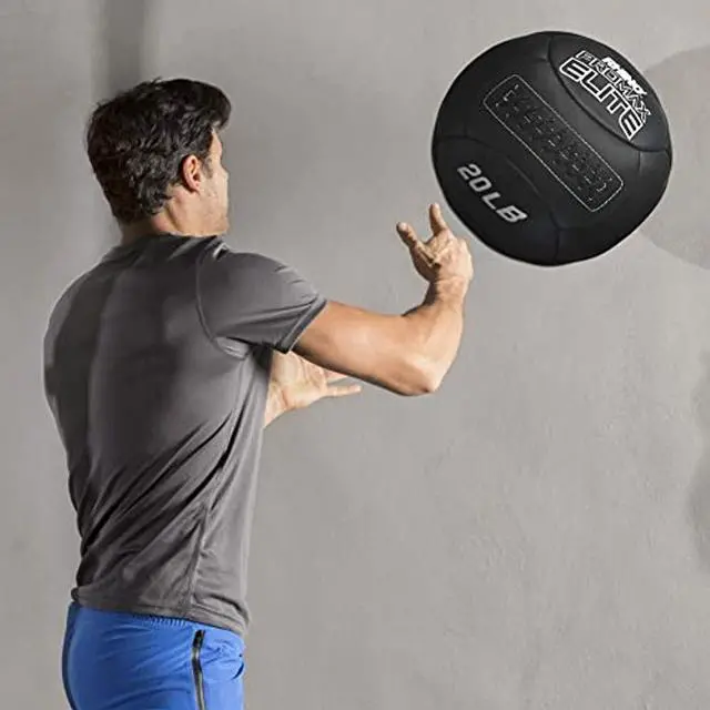 Alt view image 4 of 4 - Champion Sports PRX20 Rhino Promax Elite Medicine Ball - 20 lb - Black