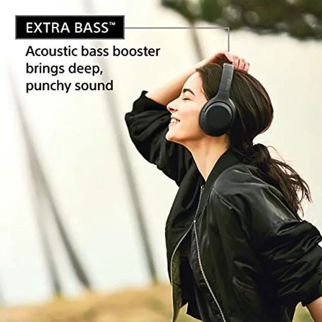 Alt view image 11 of 12 - Sony WH-XB900N Wireless Noise Canceling Extra Bass Headphones, Blue ( Exclusive)