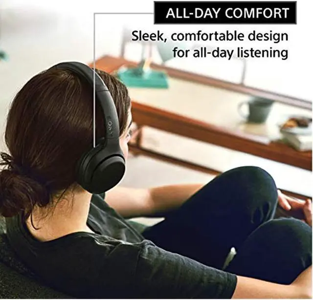 Alt view image 10 of 12 - Sony WH-XB900N Wireless Noise Canceling Extra Bass Headphones, Blue ( Exclusive)