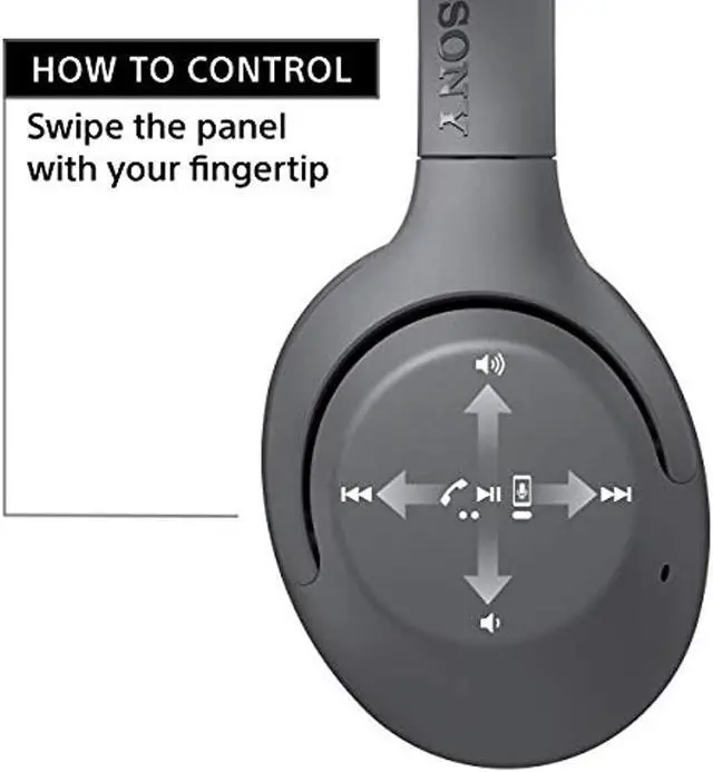Alt view image 12 of 12 - Sony WH-XB900N Wireless Noise Canceling Extra Bass Headphones, Blue ( Exclusive)