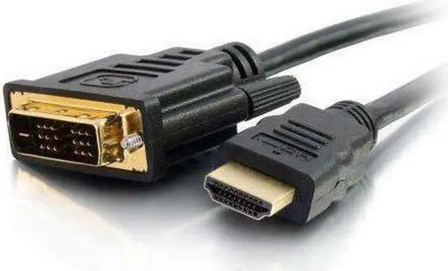 Alt view image 2 of 20 - Cables To Go C2G 42516 2 Meter HDMI to DVI Adapter Cable Cord