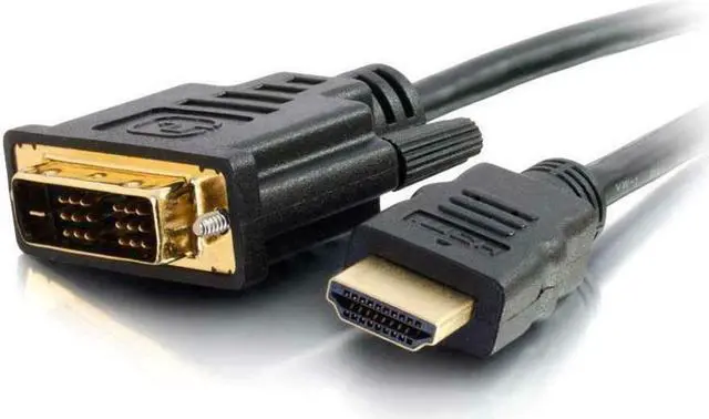 Alt view image 4 of 9 - C2G 42517 3m HDMI to DVI-D Digital Video Cable M-M