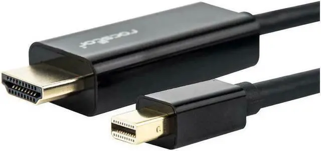 Alt view image 2 of 17 - Rocstor Y10C196-B1 6Ft Mini Displayport To Hdmi M/M 4Kx2K 30Hz Cable Black