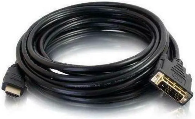 Alt view image 3 of 9 - C2G 42517 3m HDMI to DVI-D Digital Video Cable M-M