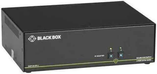Alt view image 6 of 12 - BLACK BOX SS2P-SH-DP-U SECURE KVM SWITCH, NIAP 3.0 CERTIFIED - 2-PORT, SINGLE-MONITOR, DISPLAYPORT 4K30