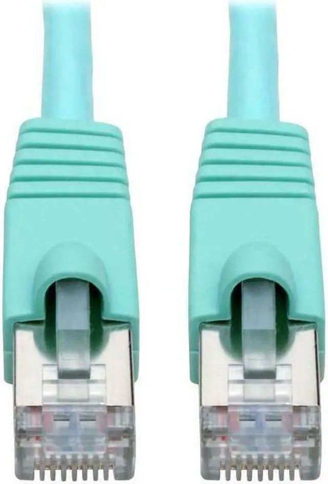 Alt view image 7 of 19 - TRIPP LITE N262-007-AQ CAT6A 10GCERTIFIED SNAGLESS SHIELDED STP NETWORK PATCH CABLE RJ45 MM, POE, AQUA,