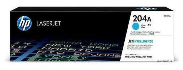 Main image of HP 204A LaserJet Toner Cartridge - Cyan