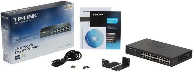 Alt view image 5 of 5 - TP-Link TL-SG1024DE 24 Port Gig Easy Smart Switch