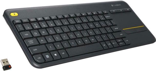 Alt view image 3 of 20 - Logitech K400 Plus Wireless Touch HTPC Keyboard for PC Connected TVs
