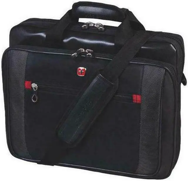 Alt view image 3 of 4 - SWISS GEAR SWISS GEAR DURABLE MICROFIBER & POLYTEX EXTERIOR-PADDED 15.6 LAPTOP COMPARTMENT