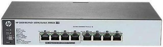 Alt view image 3 of 11 - HPE OfficeConnect 1820 8G PoE+ (65W) Switch (J9982A)