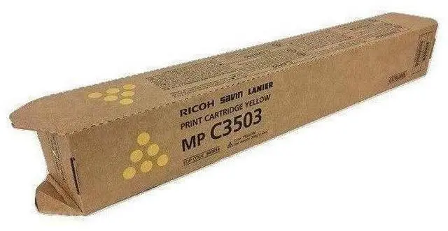 Alt view image 6 of 12 - Ricoh Original Toner Cartridge - Laser - 18000 Pages - Yellow - 1 Each