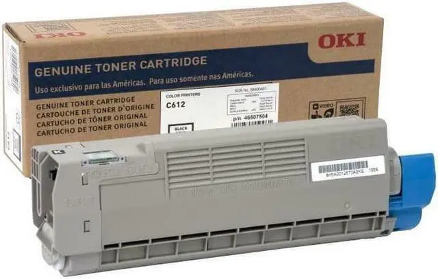 Alt view image 2 of 7 - Oki Original Toner Cartridge - Black - LED - 8000 Pages - 1 / Each