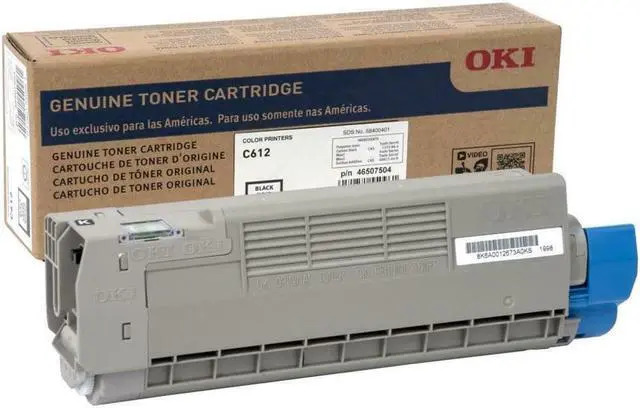 Alt view image 3 of 7 - Oki Original Toner Cartridge - Black - LED - 8000 Pages - 1 / Each