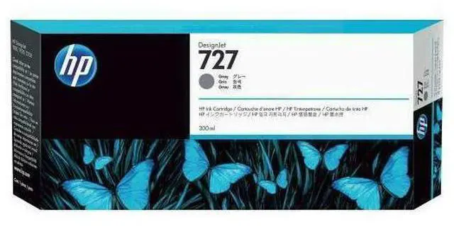 Alt view image 10 of 20 - HP 727 300-ml Gray DesignJet Ink Cartridge, F9J80A