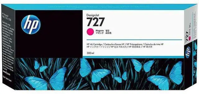 Alt view image 11 of 20 - HP 727 300-ml Magenta DesignJet Ink Cartridge, F9J77A