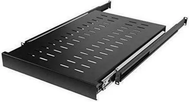 Alt view image 7 of 17 - CyberPower CRA50003 1U Sliding Carbon Rack Shelf