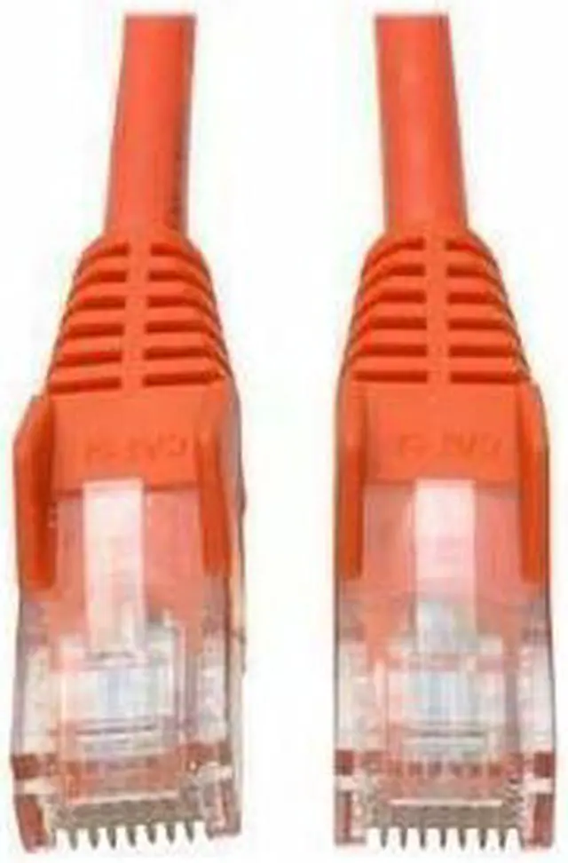 Alt view image 7 of 20 - Tripp Lite 5ft Cat5e 350 MHz Snagless Molded UTP Patch Cable (RJ45), Orange