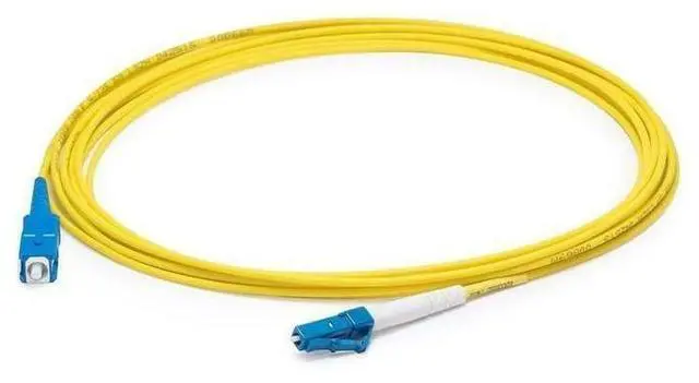 Alt view image 4 of 5 - AddOncomputer.com 2m SMF 9/125 Simplex SC/LC OS1 Yellow LSZH Patch Cable