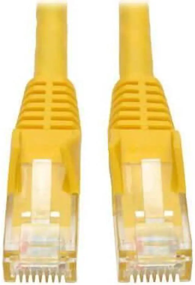 Alt view image 12 of 20 - Tripp Lite N201-06N-YW Premium Cat6 Gigabit Snagless Molded Utp Patch Cable, 24 Awg, 550 Mhz/1 Gbps (Rj45 M/M) , Yellow, 6 In. - Patch Cable - Rj-45 (M) To Rj-45 (M) - 5.9 In - Utp - Cat 6 - Ieee 802