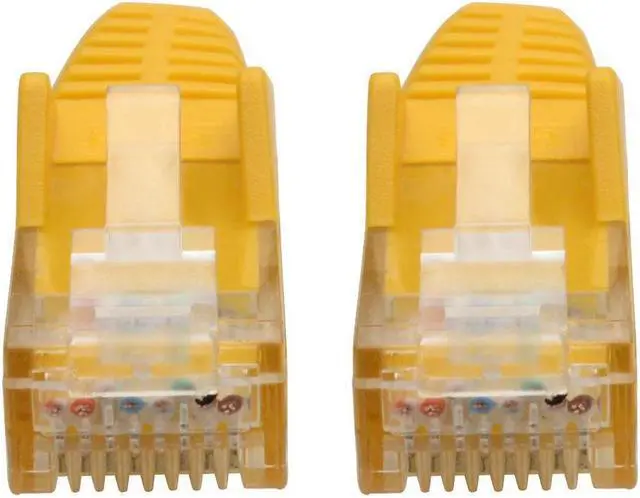 Alt view image 10 of 20 - Tripp Lite N201-06N-YW Premium Cat6 Gigabit Snagless Molded Utp Patch Cable, 24 Awg, 550 Mhz/1 Gbps (Rj45 M/M) , Yellow, 6 In. - Patch Cable - Rj-45 (M) To Rj-45 (M) - 5.9 In - Utp - Cat 6 - Ieee 802