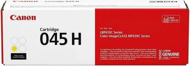 Alt view image 9 of 20 - Canon 045 H High Yield Toner Cartridge - Yellow