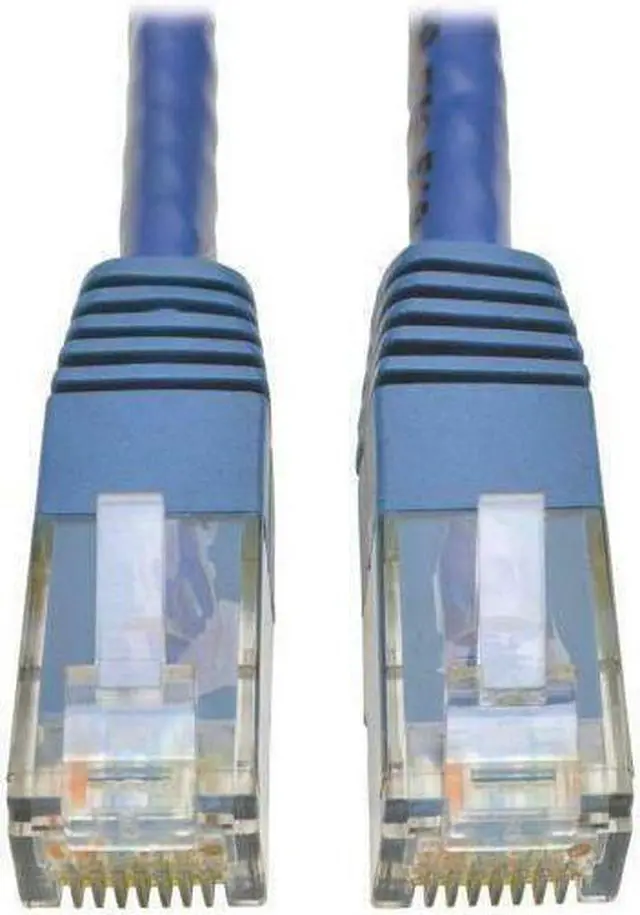 Alt view image 6 of 14 - Tripp Lite Cat6 Gigabit Molded Patch Cable, 14 ft. RJ45 (M/M), 550MHz 24 AWG Blue 14' (N200-014-BL)