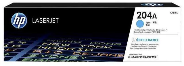 Alt view image 3 of 20 - HP 204A LaserJet Toner Cartridge - Cyan