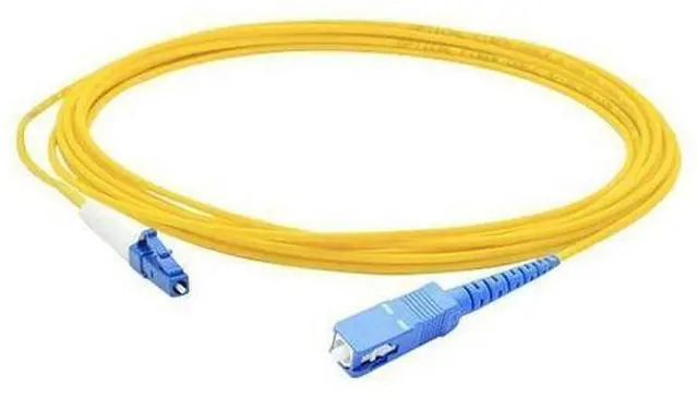 Alt view image 3 of 5 - AddOncomputer.com 2m SMF 9/125 Simplex SC/LC OS1 Yellow LSZH Patch Cable