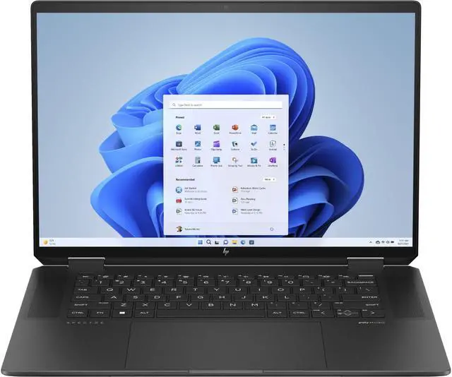 Alt view image 2 of 7 - HP Spectre X360 16" 2.8K OLED Touch Notebook/Tablet Convertible PC, Intel Core Ultra 7 155H, 16GB Memory, 2TB SSD Hard Drive, Fingerprint Reader, Nightfall Black