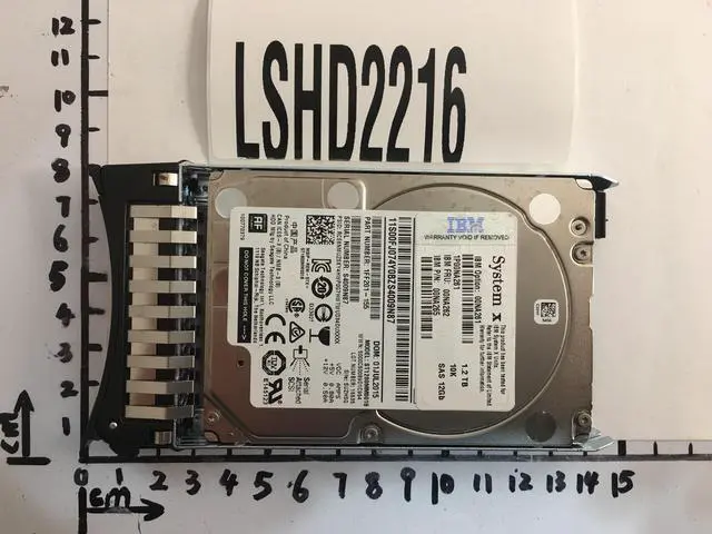 Alt view image 2 of 5 - Lenovo 1.2TB SAS 12GB/s 10K RPM 2.5" Internal Hard Drive - 00NA261