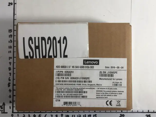 Alt view image 3 of 8 - Lenovo 600 GB 2.5" Internal Hard Drive