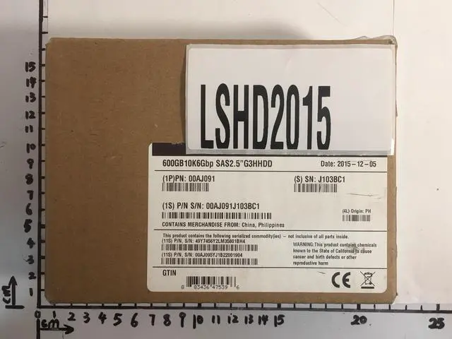 Alt view image 3 of 6 - Lenovo 600GB 10K SAS 2.5" G3HS