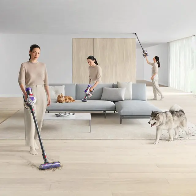 Alt view image 5 of 7 - Dyson V8 Absolute Cordless Vacuum | First Generation | Silver