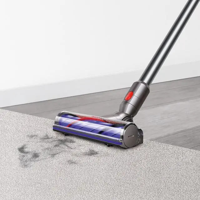 Alt view image 7 of 7 - Dyson V8 Animal Extra Cordless Vacuum | Silver/Purple